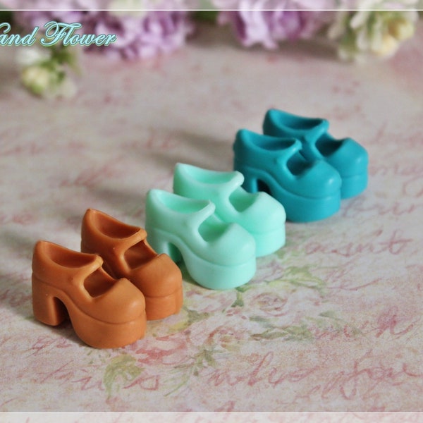 Blythe Mary Jane Doll shoes Platform Mary Jane set Shoes.