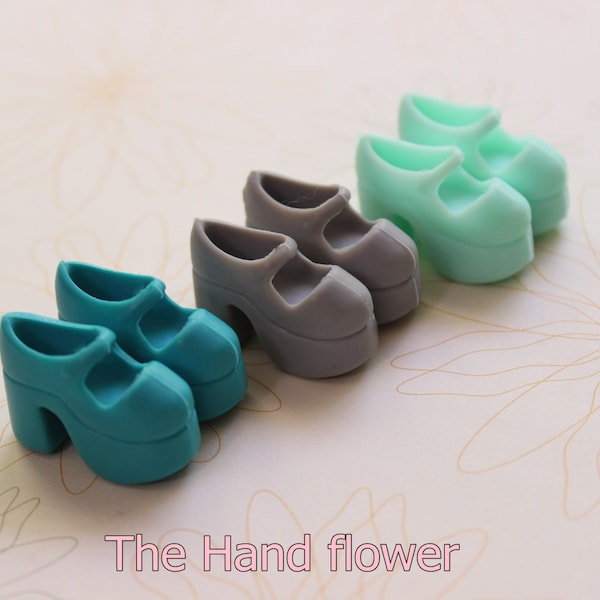 Blythe Mary Jane Doll shoes Platform Mary Jane set Shoes.