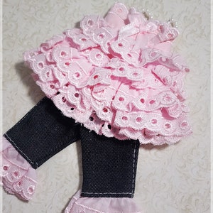 Blythe tiered ruffle layer top, Blythe clothes, Blythe clothing,  Blythe outfit,Blythe doll