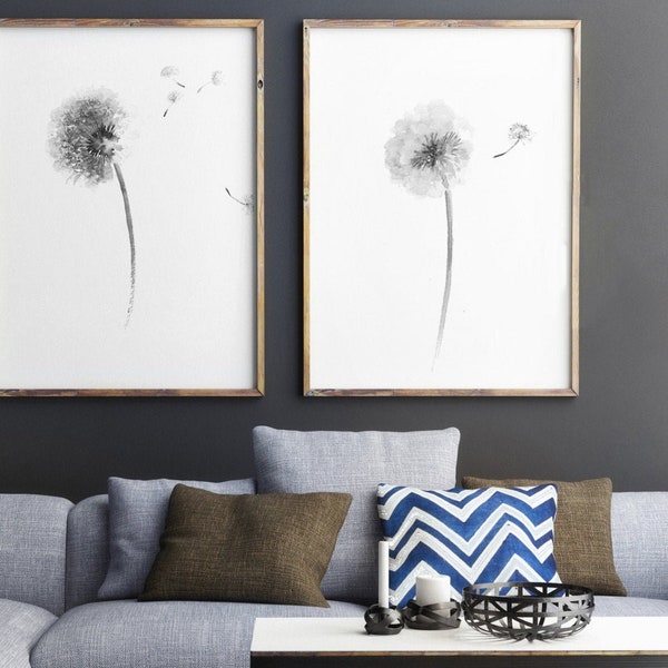 Dandelion Wall Art Etsy