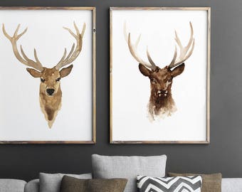 Deer Decor Etsy