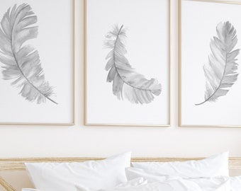 Details about   Feather Hanging Interior Wall Art Home Decor 