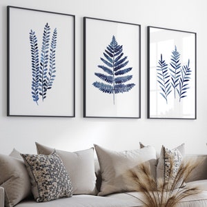 Fern Prints set of 3