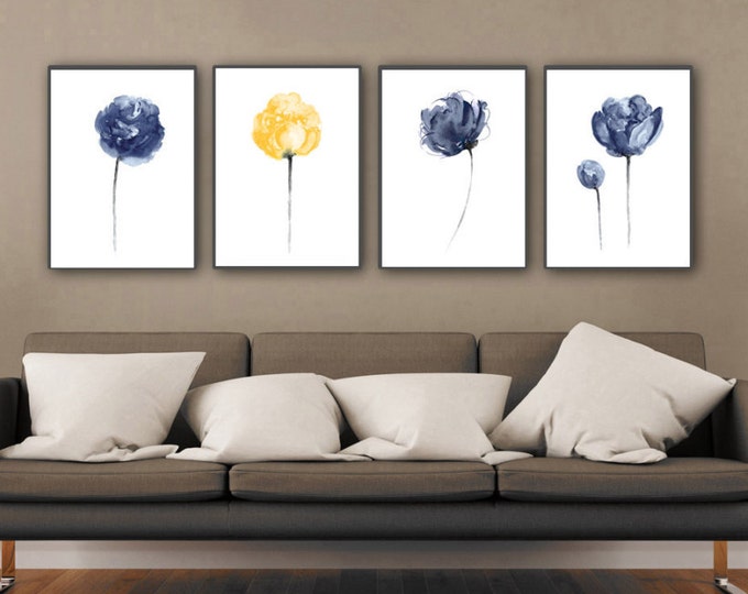 Navy Floral Vine Bloomer Set main image 0