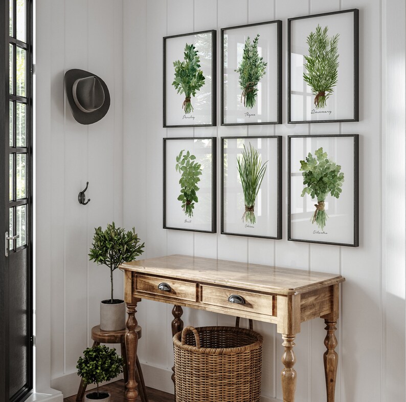 Kitchen Prints, Herbs Kitchen Gallery, Kitchen Wall Art, Kitchen Decor ...