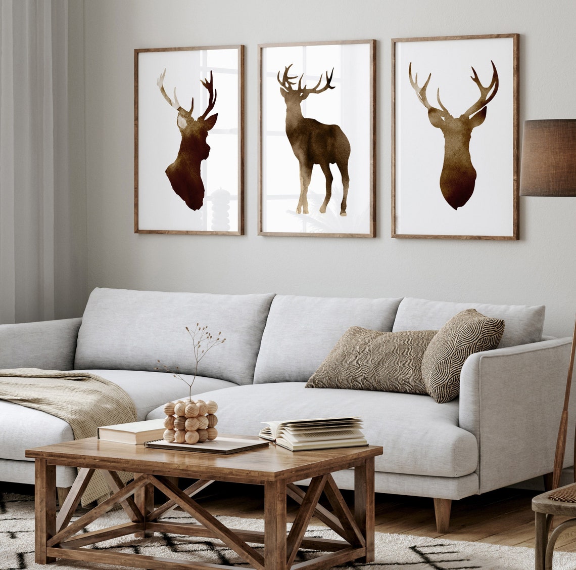 Deer Wall Decor Deer Home Decor Deer Art Print Deer Etsy