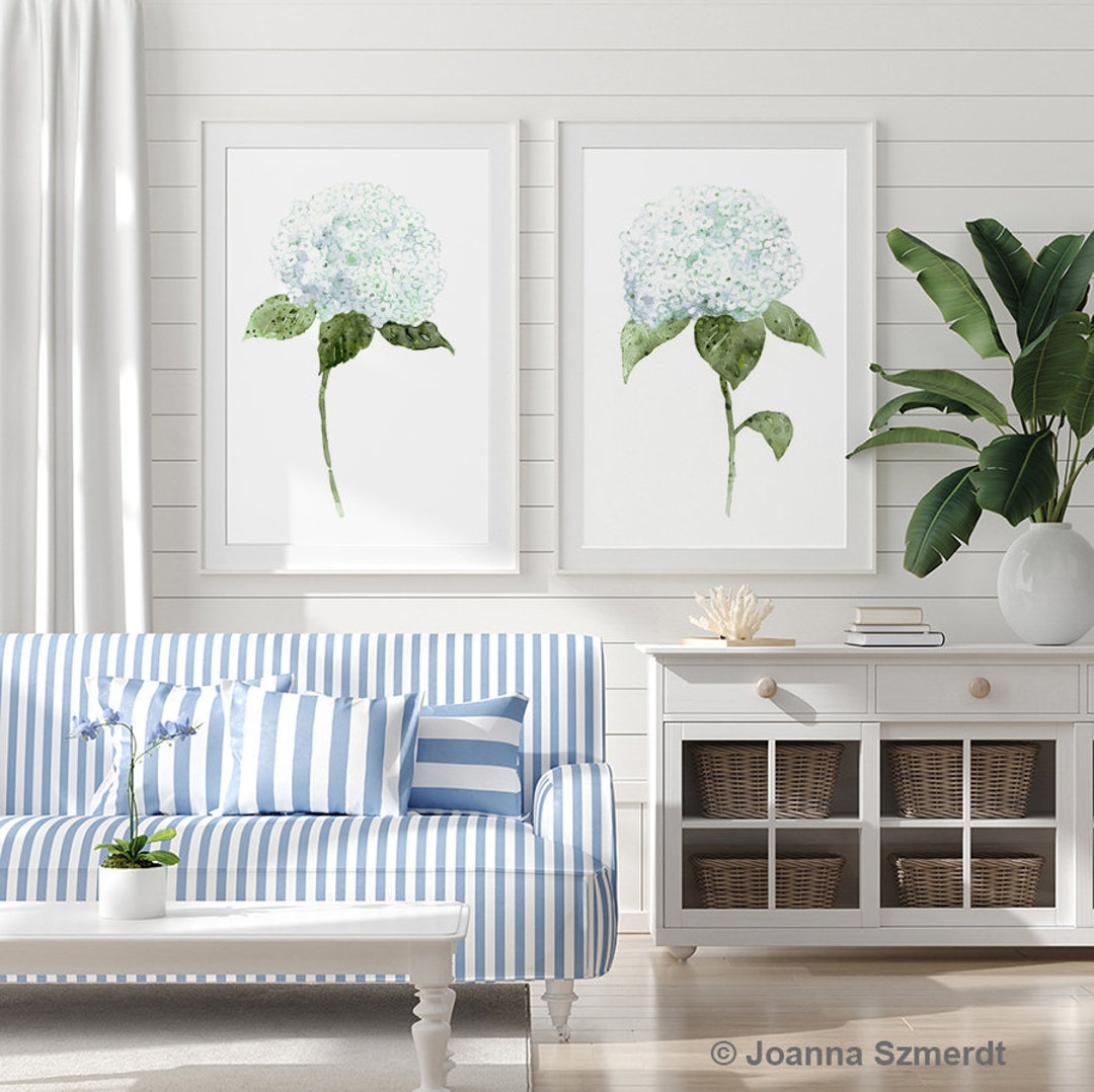 Hydrangea Wall Art Hydrangea Art Print Hydrangea - Etsy