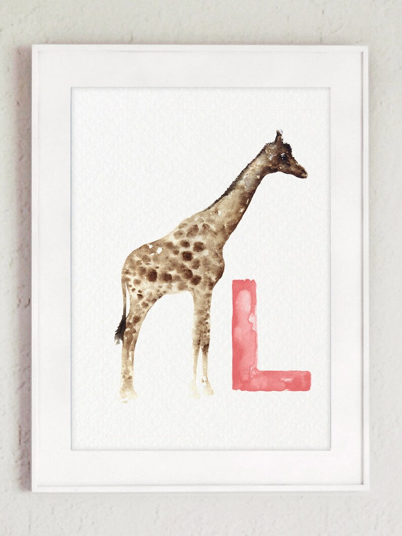 KINDER BILDERRAHMEN GIRAFFE 25x20 cm KINDERBILDERRAHMEN FOTORAHMEN