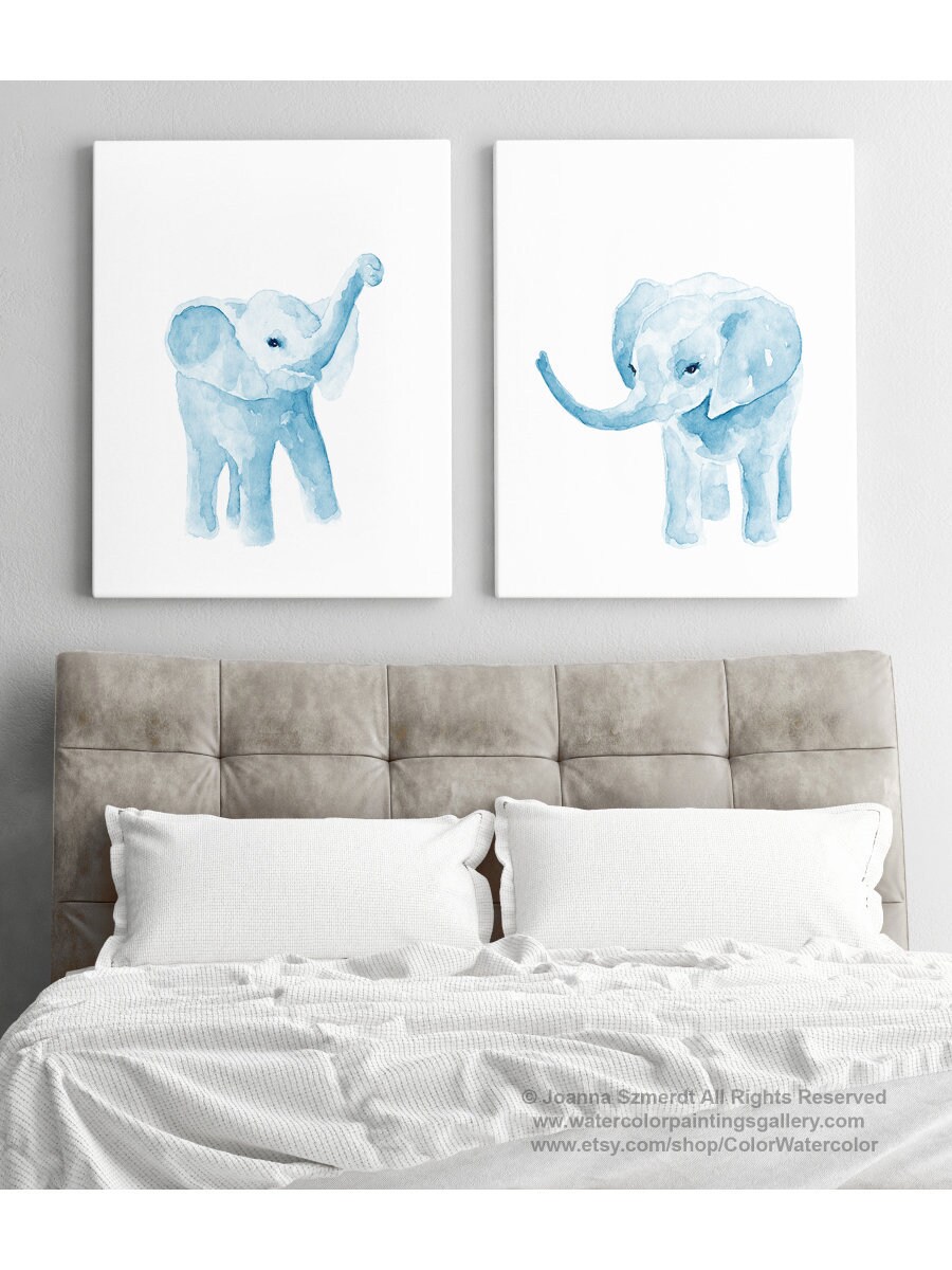 Elephant Kids Room / Home Garden Decor Giraffe Elephant Kids Room Decor