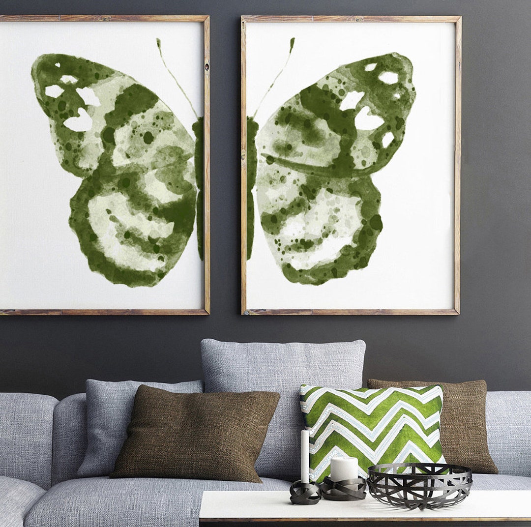Butterfly Print Wall Art Butterfly Art Print Butterfly Etsy