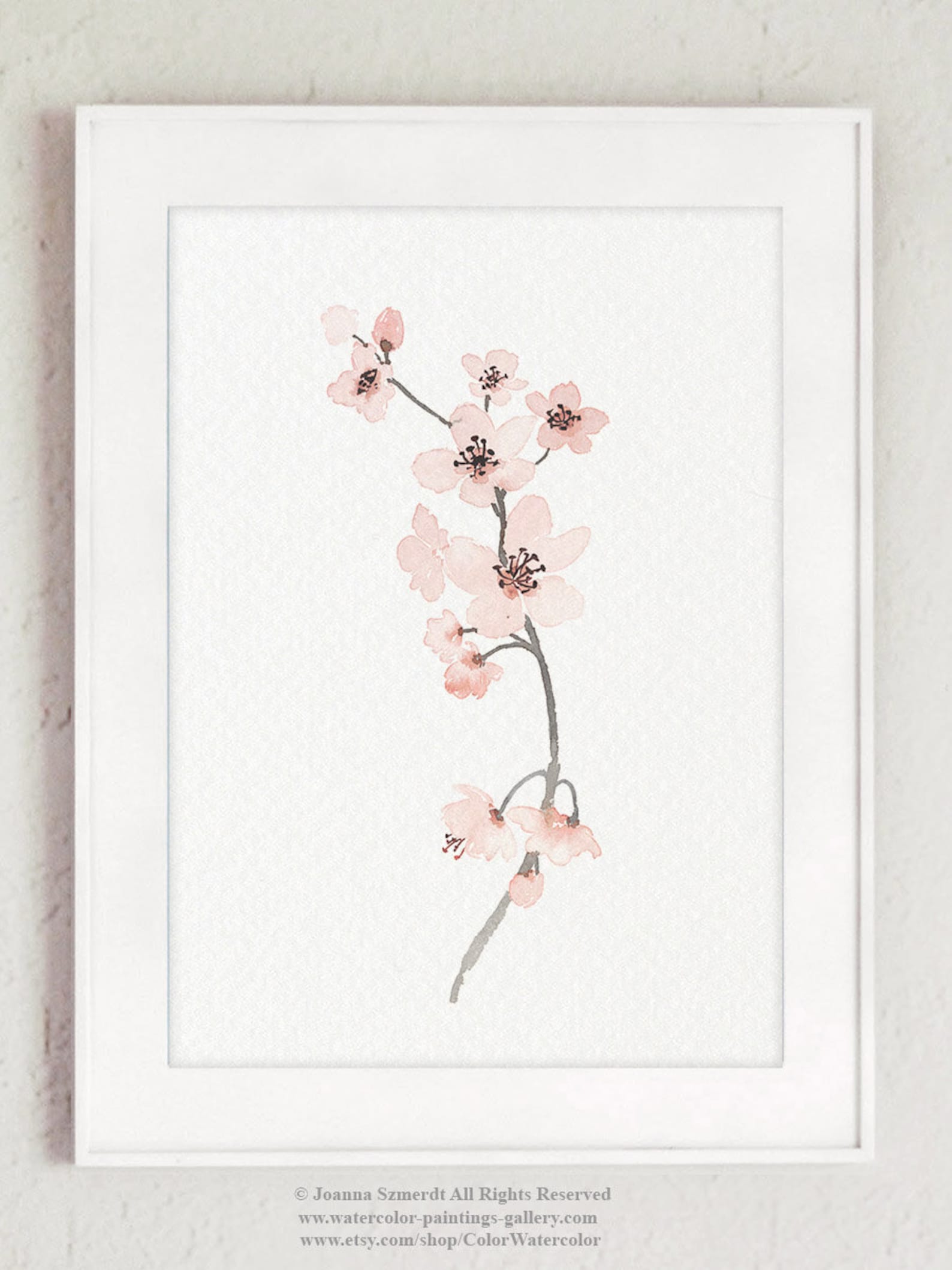 Cherry Blossom Wall Art Cherry Blossom Print Cherry Blossom - Etsy