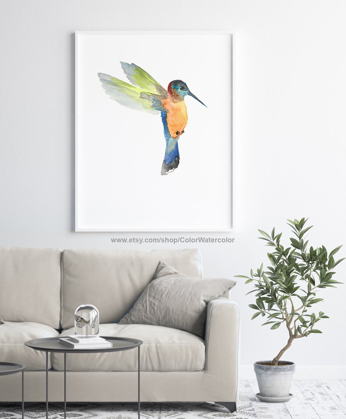 Hummingbird Wall Art Bird Wall Decor Bird Home Decor | Etsy