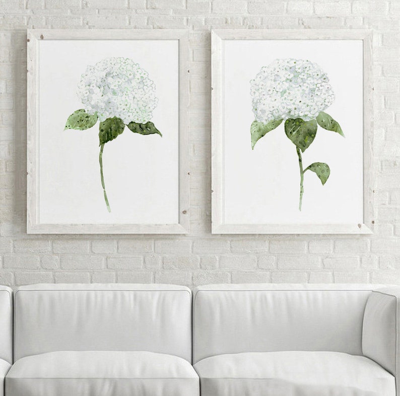 Hydrangea Wall Art Hydrangea Art Print Hydrangea - Etsy