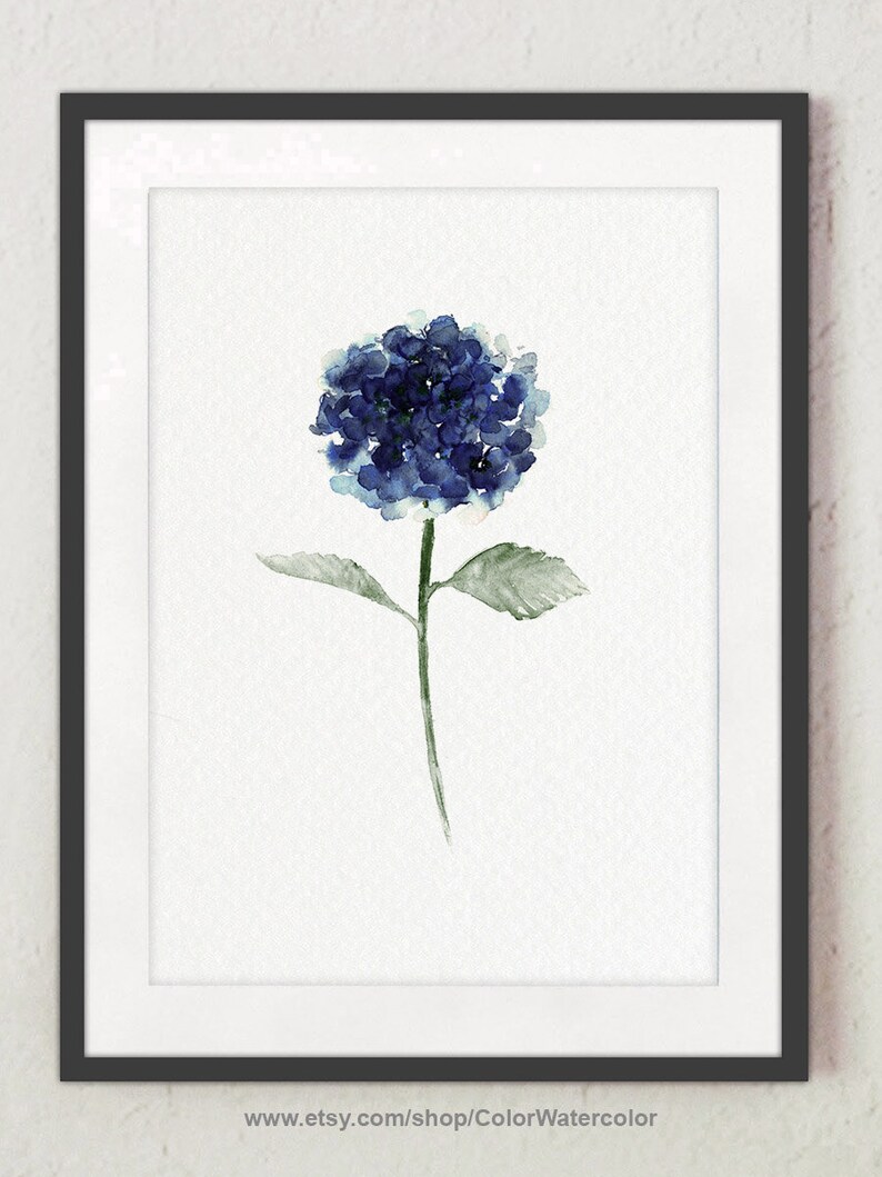 Hydrangea Wall Art Hydrangea Art Print 3 Piece Wall Art - Etsy