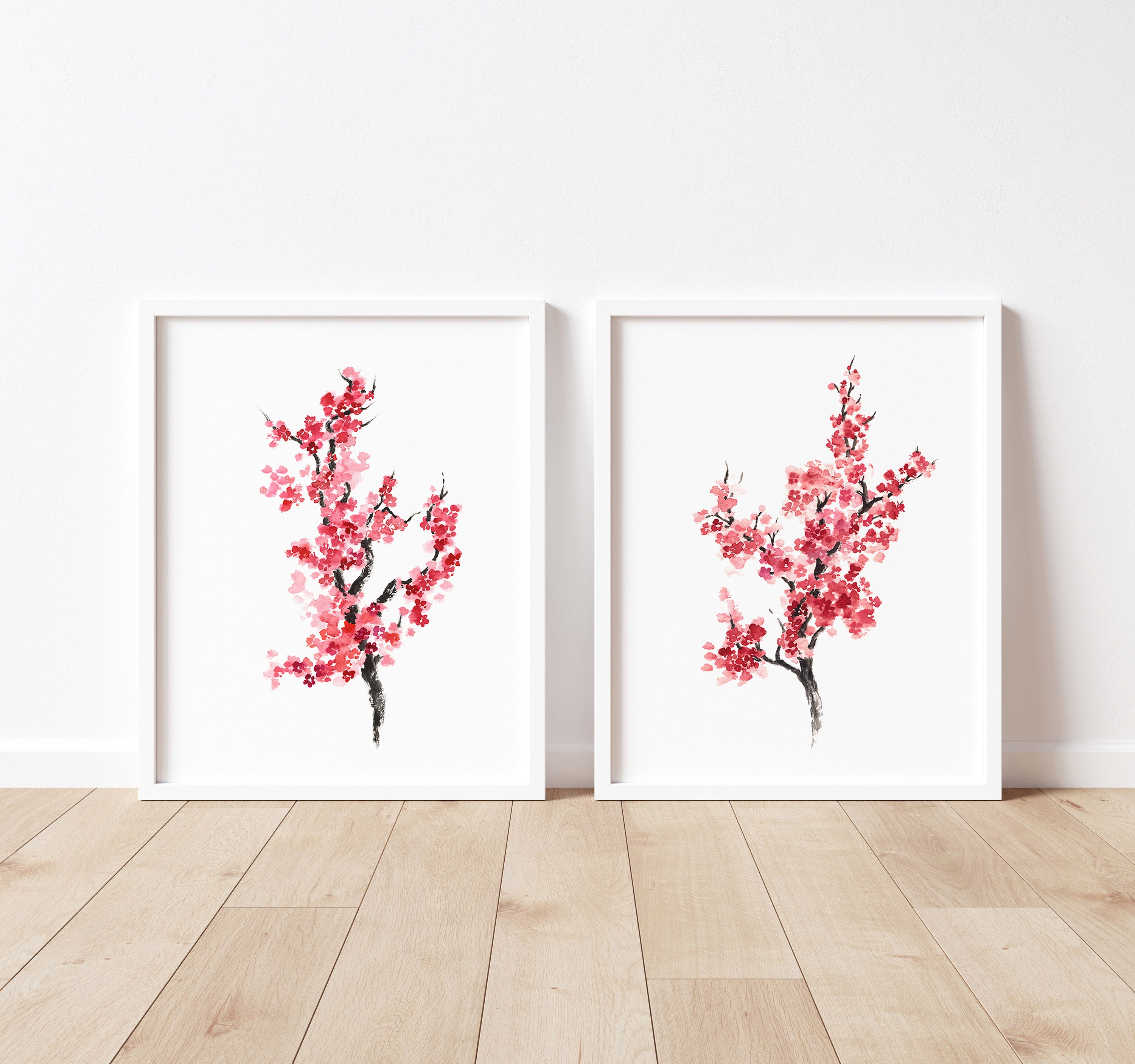 Cherry Blossom, Pink Gifts For Her, Sakura Giclee Fine Art Print, Flower  Watercolor Painting Tote Bag by Joanna Szmerdt - Fine Art America