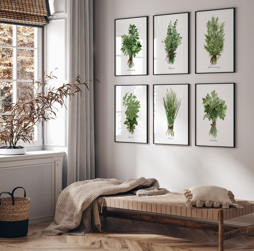 Kitchen Prints, Herbs Kitchen Gallery, Kitchen Wall Art, Kitchen Decor ...