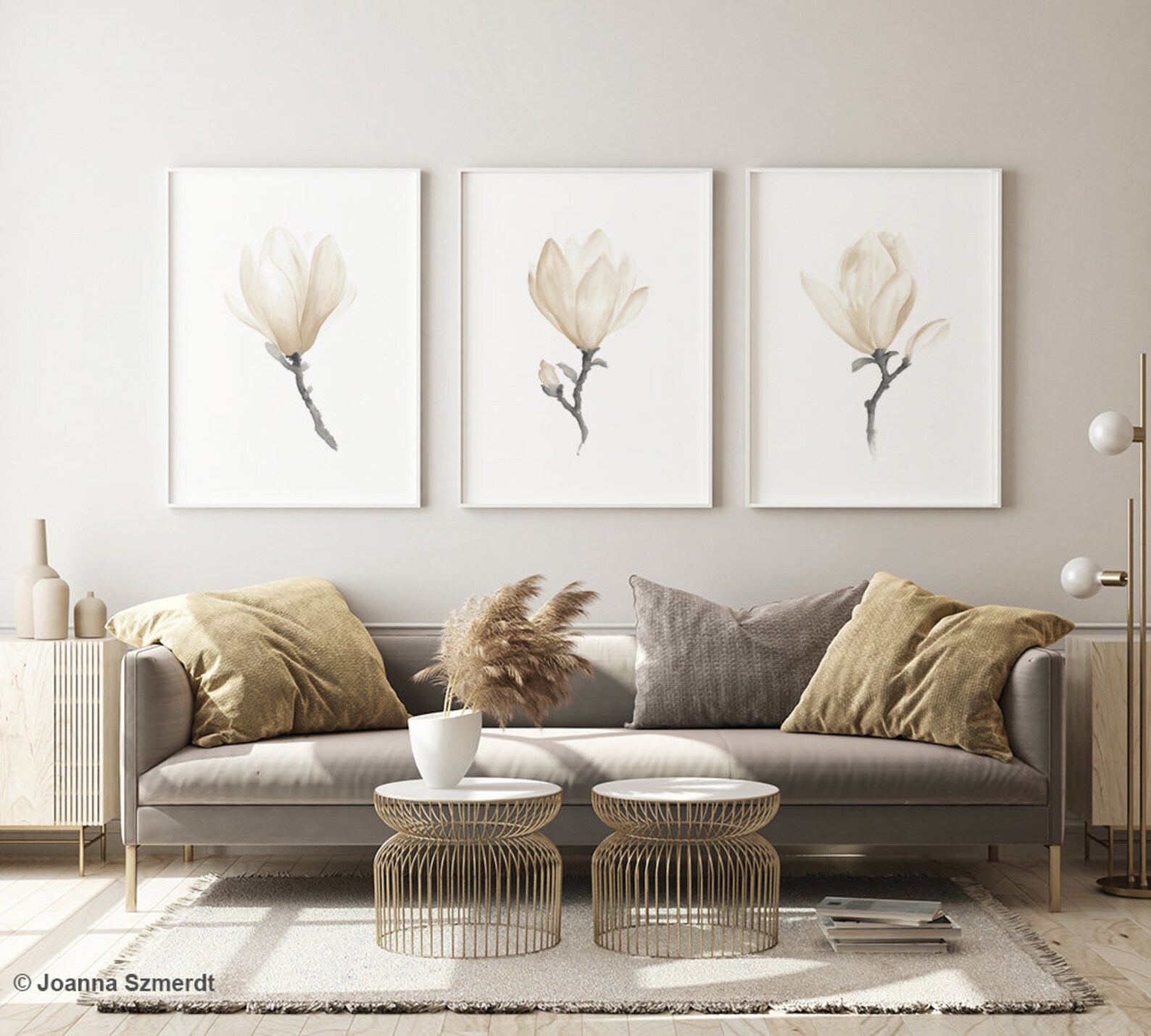 Magnolia Print Wall Art Magnolia Flower Magnolia Art Print Etsy