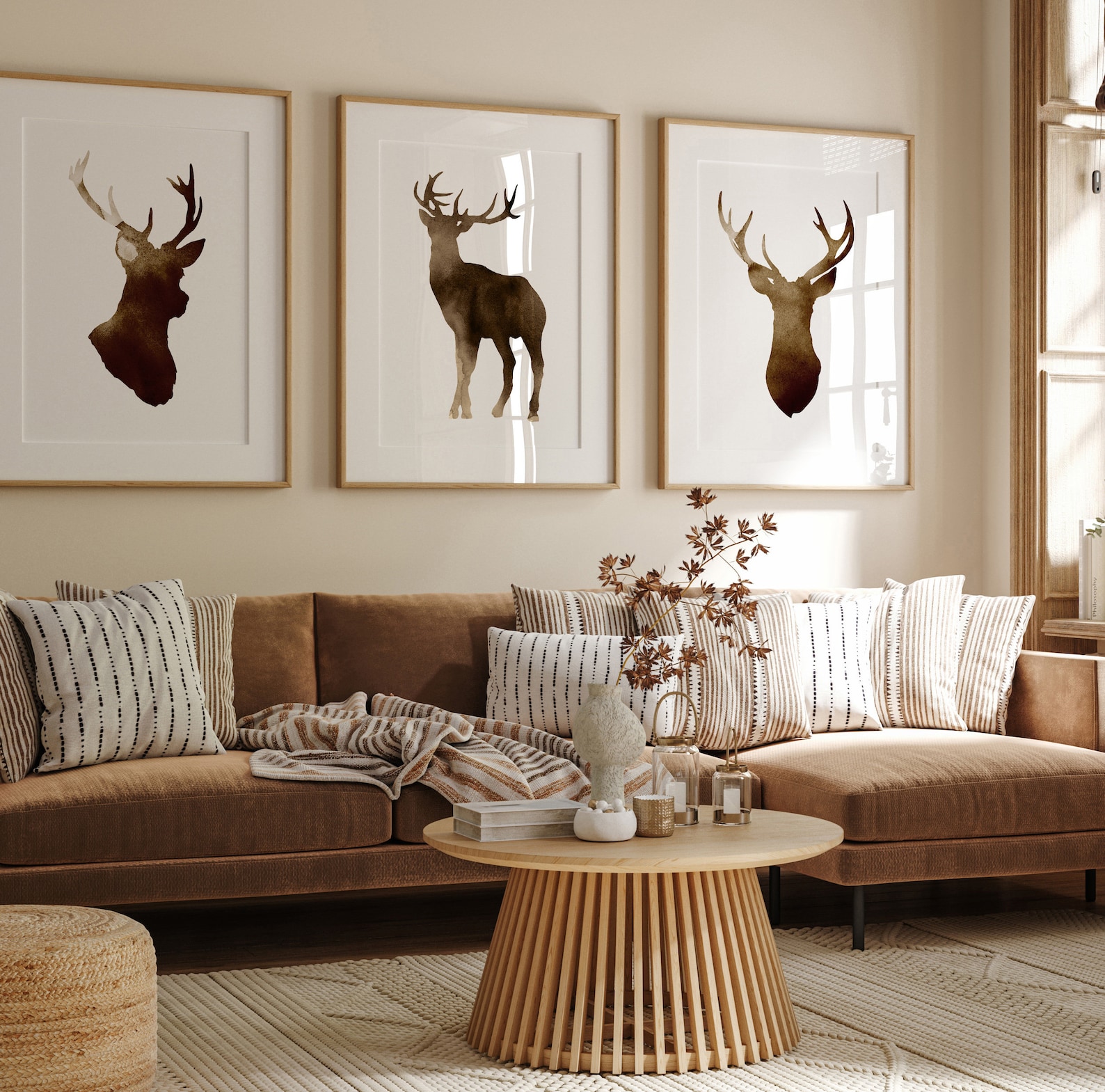 Deer Wall Decor Deer Home Decor Deer Art Print Deer Etsy
