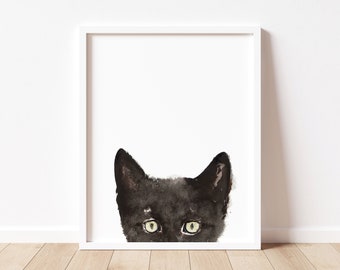 A Cat Looking at You  - Print