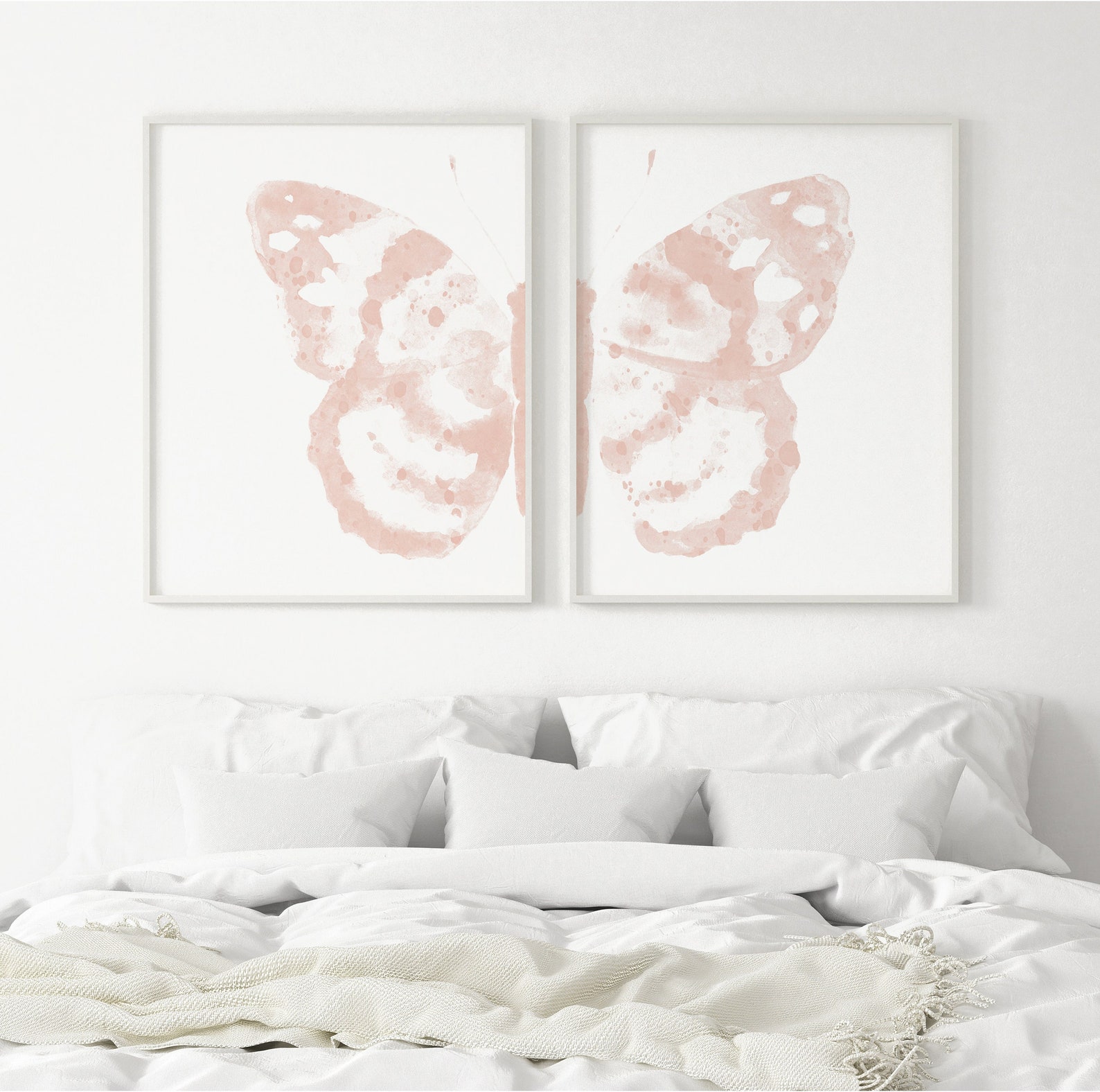 Butterfly Print Wall Art Butterfly Art Print Butterfly Split Etsy