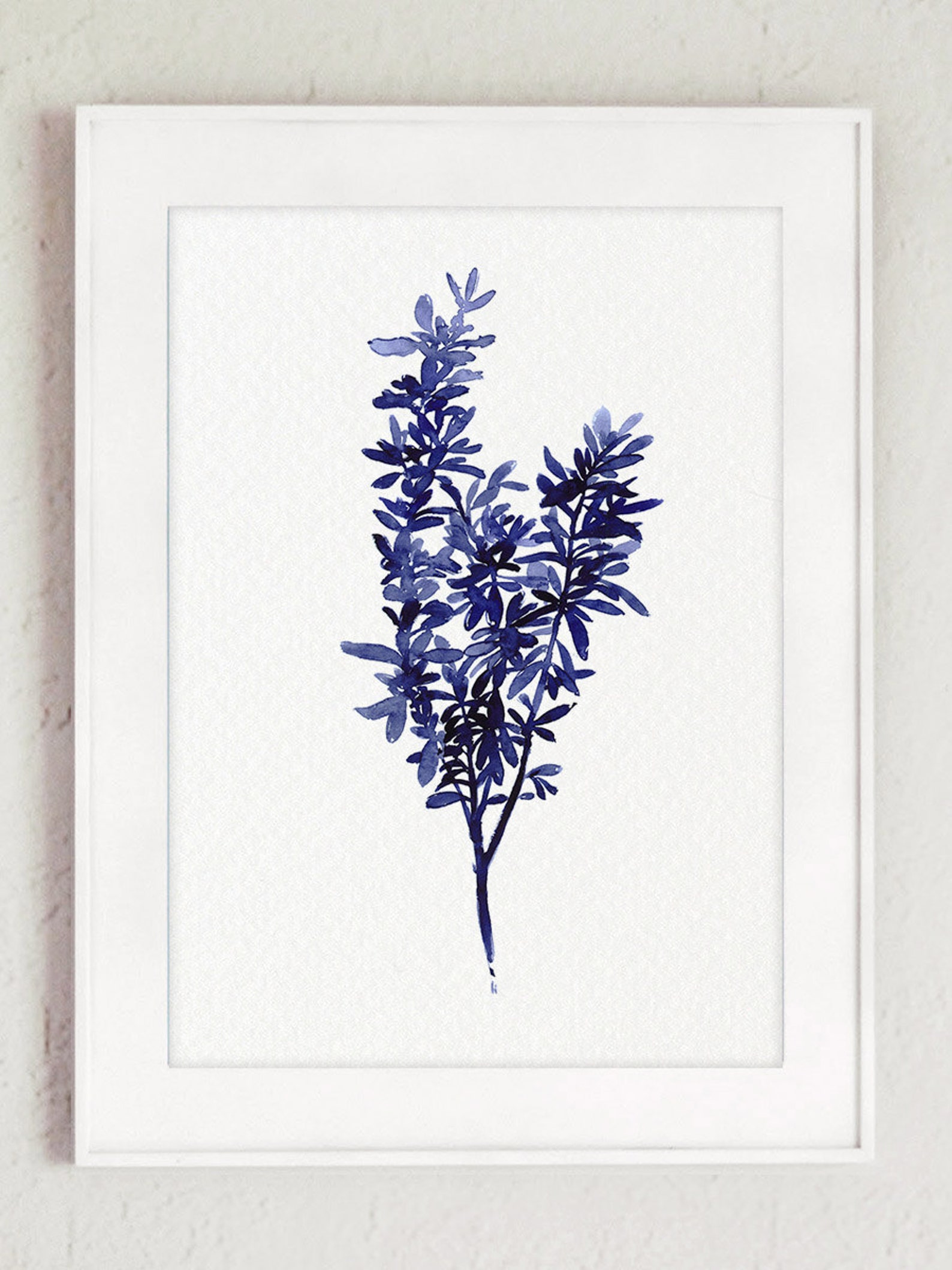 Thyme Art Print Botanical Poster Thyme Wall Art Thyme Etsy UK