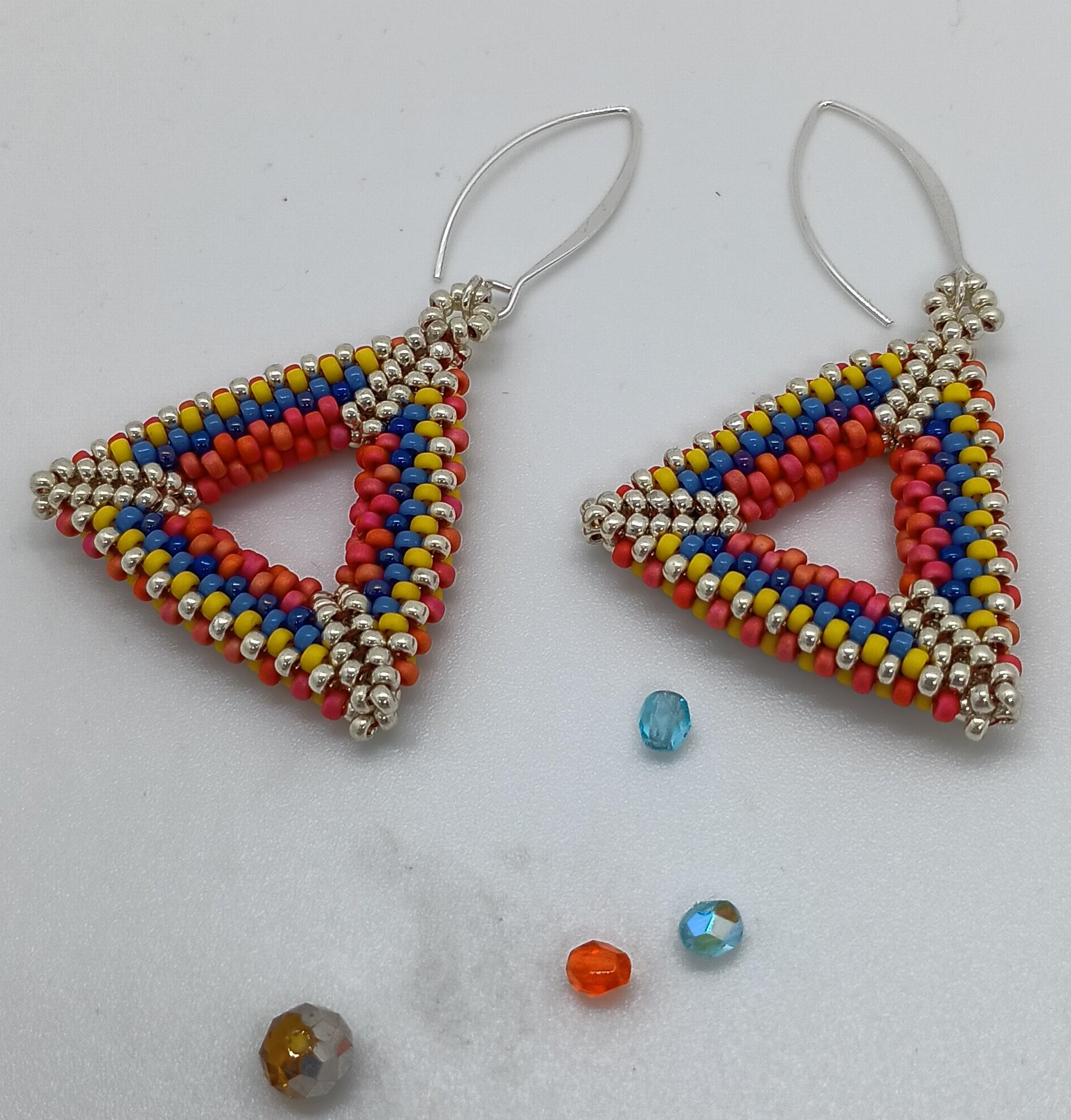 Boucles D'oreilles Goutte - Perles Africaines Cuivre Main - Plaqué Or 24k - Aimee Fuller