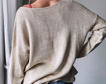 linen sweater