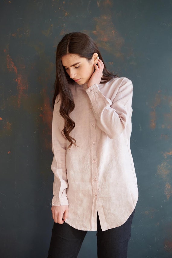 Organic linen shirt Clearance