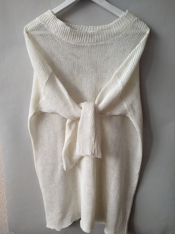 linen sweater