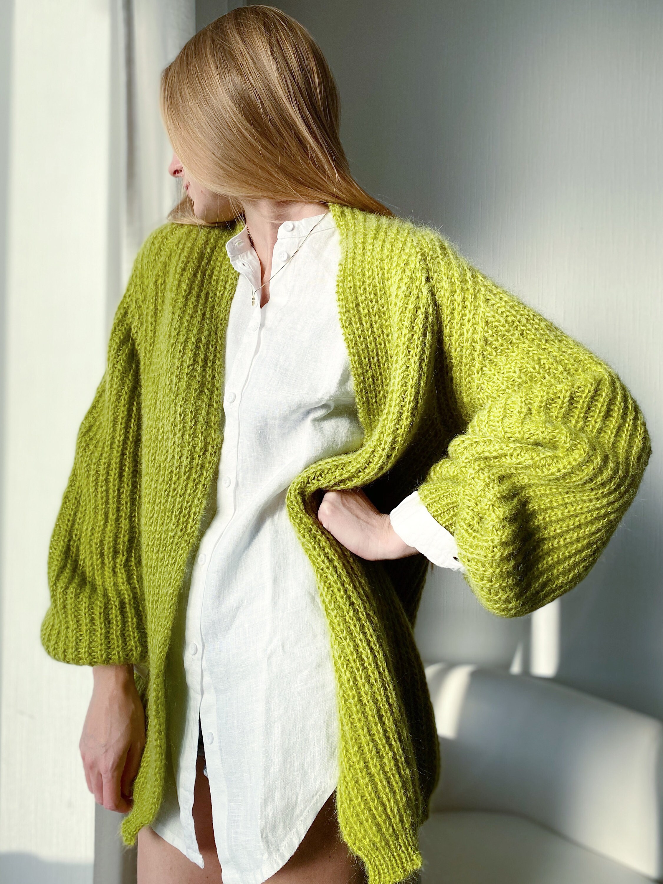 Loose Knit Sweater Mohair Sweater Cozy 