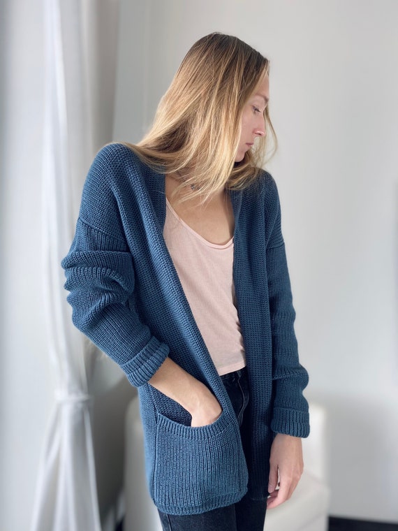 Oversized Cardigan Cashmere Sweater 