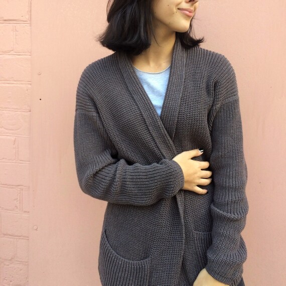 Cashmere Chunky Soft Knit Cardigan 