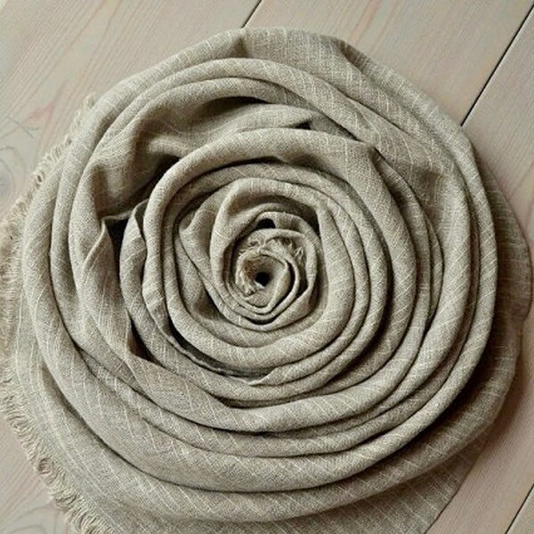 TAUPE PLEATED SCARF main image 1