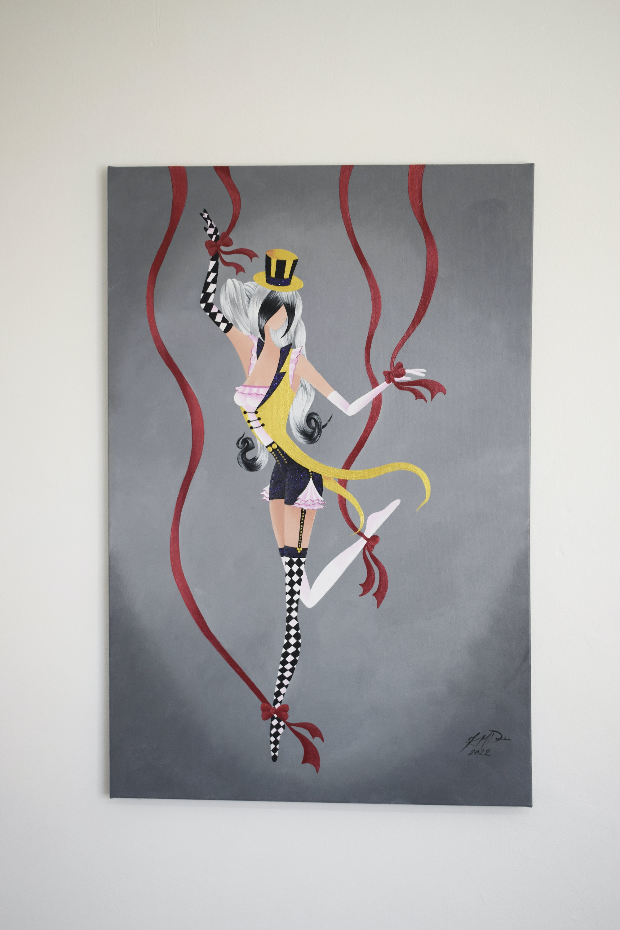 Painting Lady Portrait Tap Dancer - Etsy
