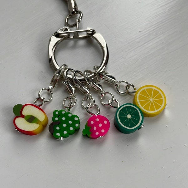 Fruity stitch markers