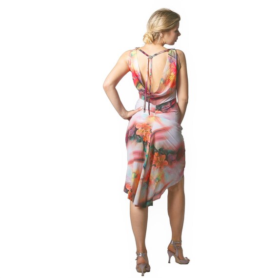 Tango Dress Abito Da Tango Argentino Isabelle In Orchidea Etsy