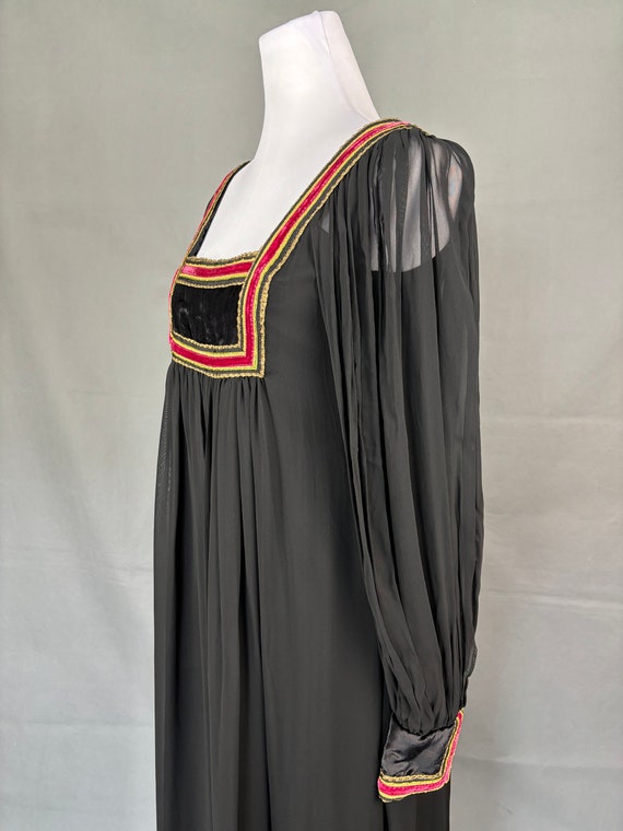 Vintage 70s Rumak and Sample Bohemian Dress/Silk … - image 5