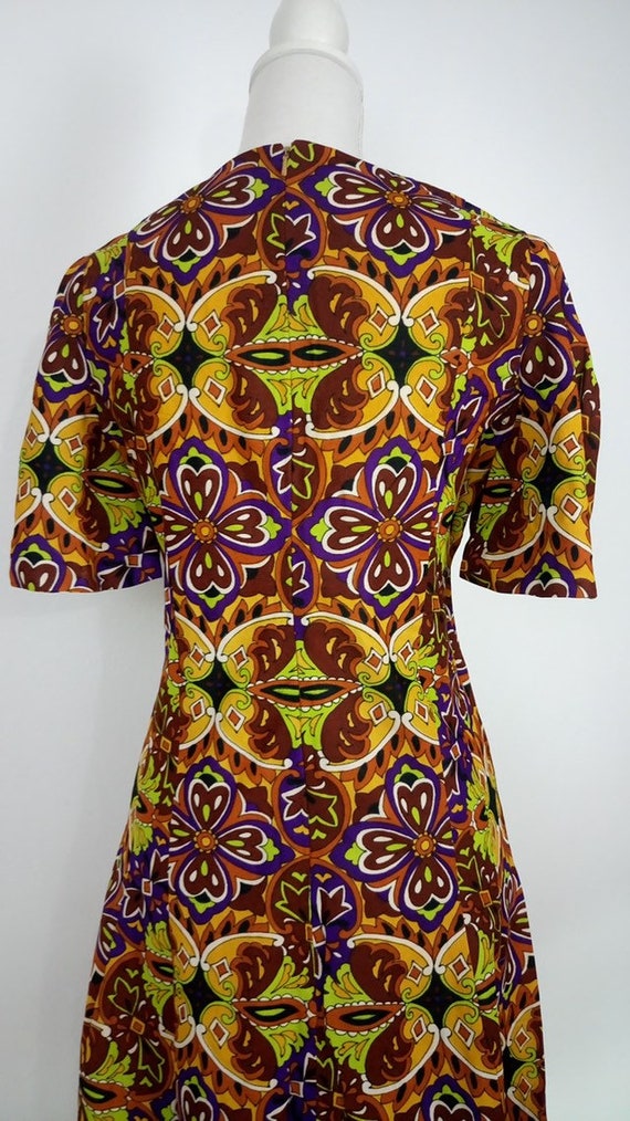 Vintage 60s floral dress /size M/L - image 8