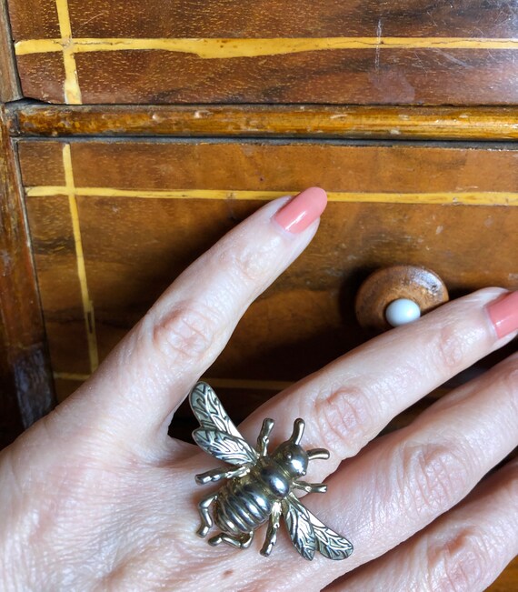 Victorian style bee ring