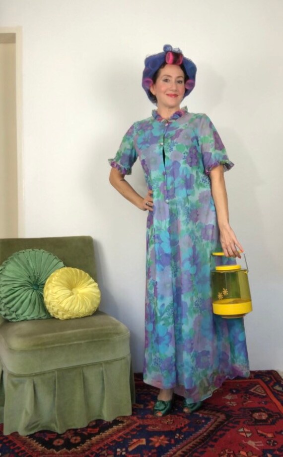 VINTAGE 60/'S Rough /& Tough Ruffle Dress
