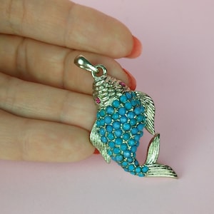 Vintage fish pendant/animal jewellery