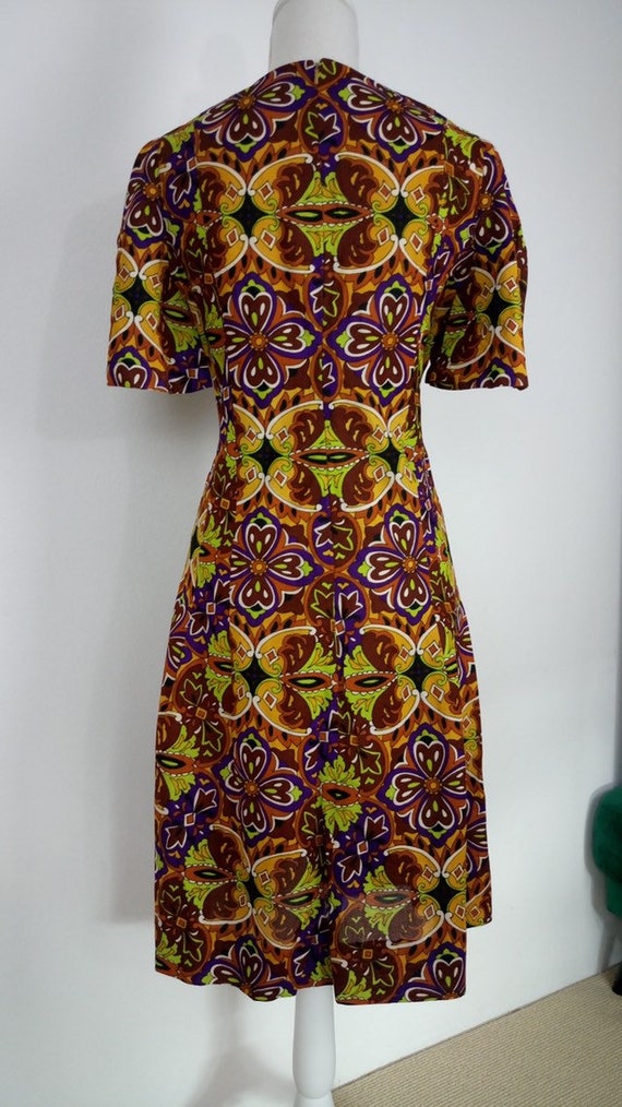 Vintage 60s floral dress /size M/L - image 9