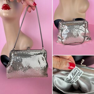 Vintage silver tone Glomesh bag/purse made in Australia by Vintage silver tone Glomesh bag/purse made in Australia by