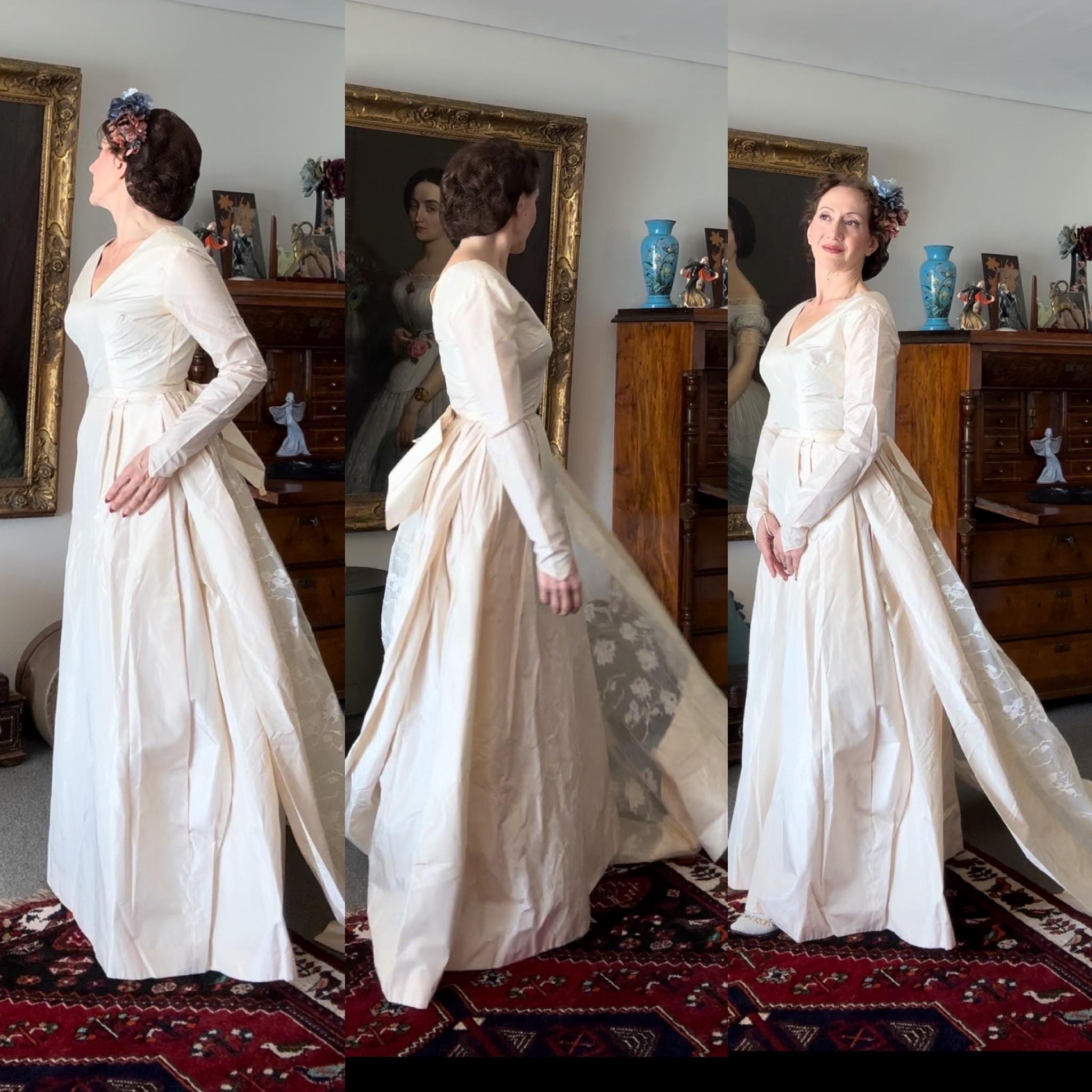 1950s Wedding Dress - Etsy 1950s Wedding Dress - Etsy