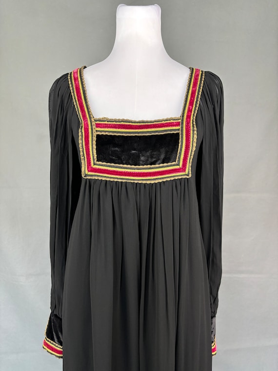 Vintage 70s Rumak and Sample Bohemian Dress/Silk … - image 3