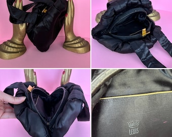 Vintage 40s/50s Satin evening bag by Lewis