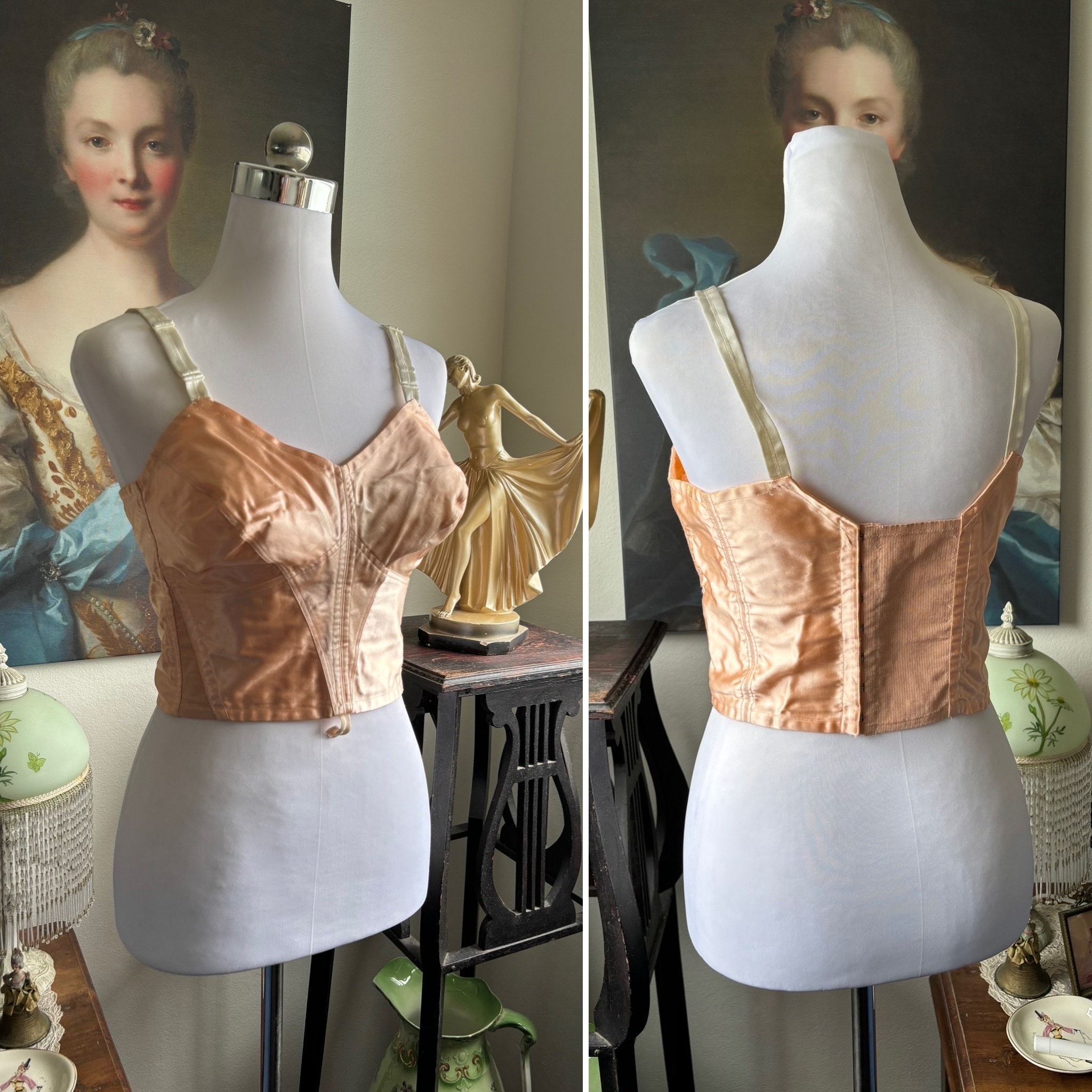 Vintage Junior Gaultier 1987 Cone Bra Corset Top – Katya Riddell