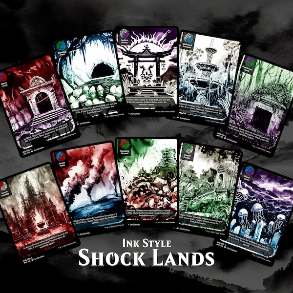 Mtg Proxy Lands Etsy Australia