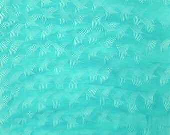 paste paper for album srapbooking or handmade boxes, 19,5x27,3",  "china crossing on turquoise"