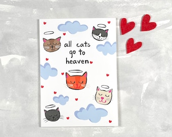 Cat Sympathy Card: Pet Loss Greeting Card